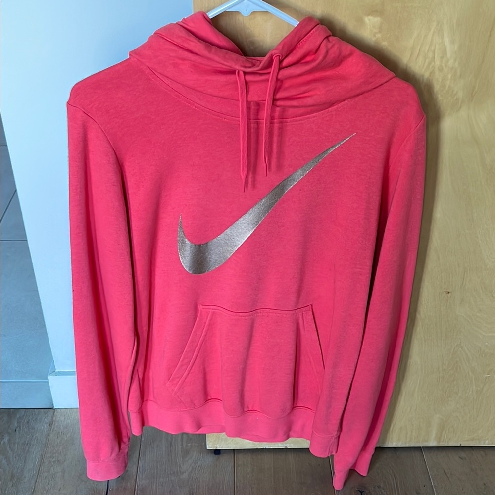 Nike Women's Pink Hoodie